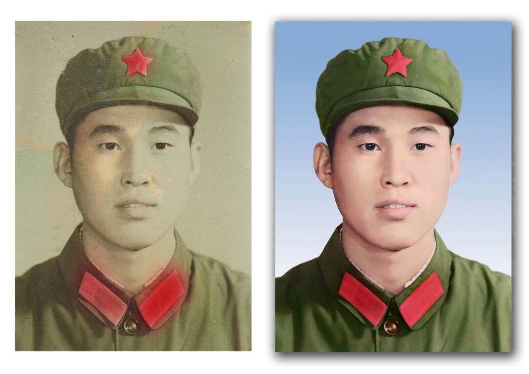 东阁镇破损照片修复-18